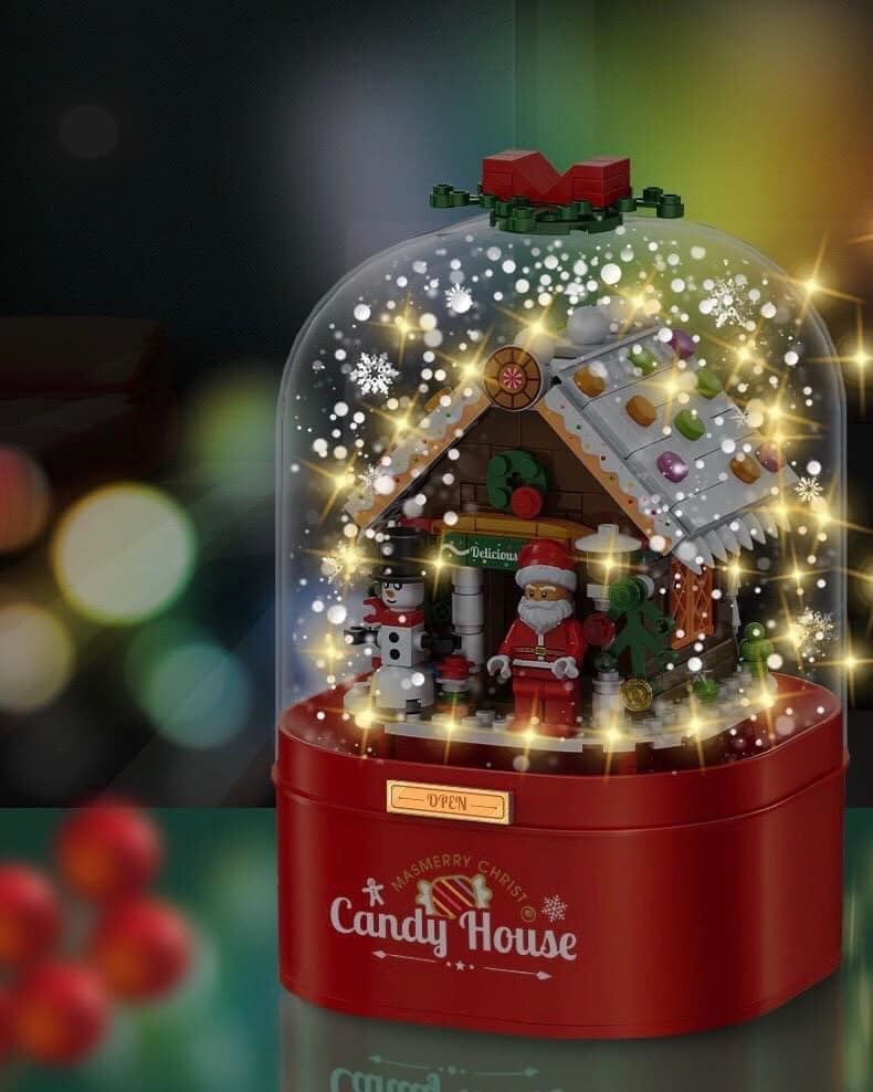 Hộp nhạc lego giáng sinh