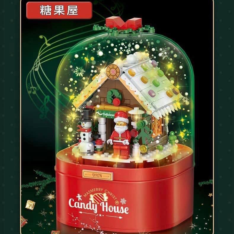 Hộp nhạc lego giáng sinh