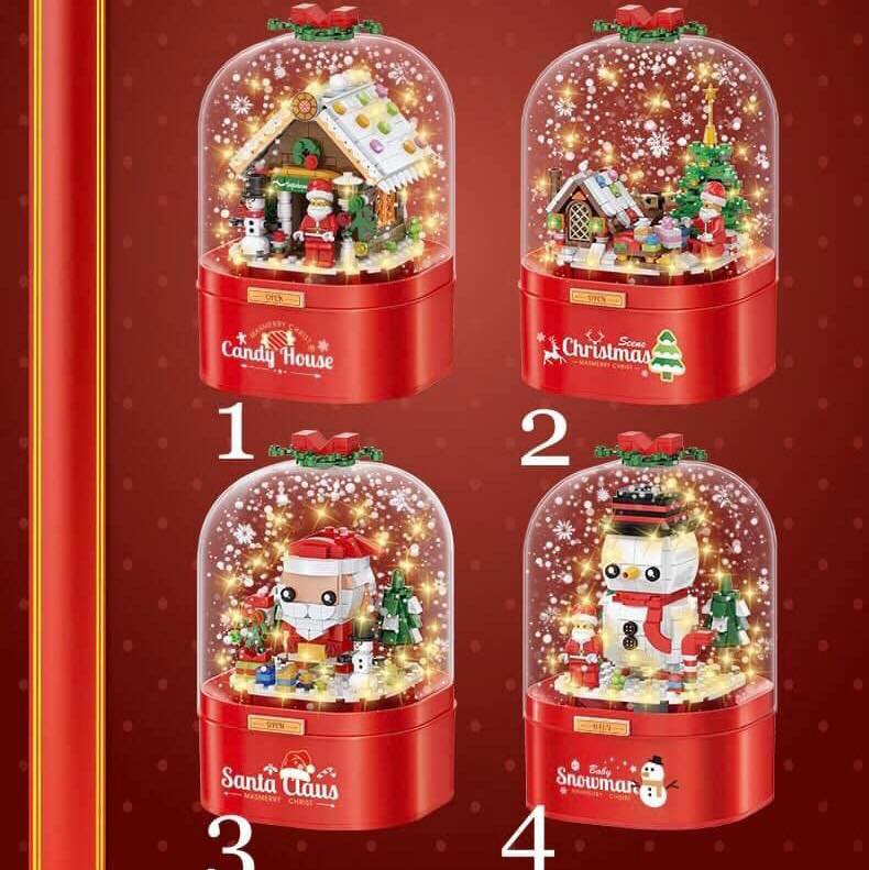 Hộp nhạc lego giáng sinh