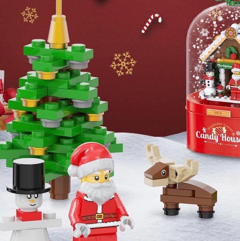 Hộp nhạc lego giáng sinh