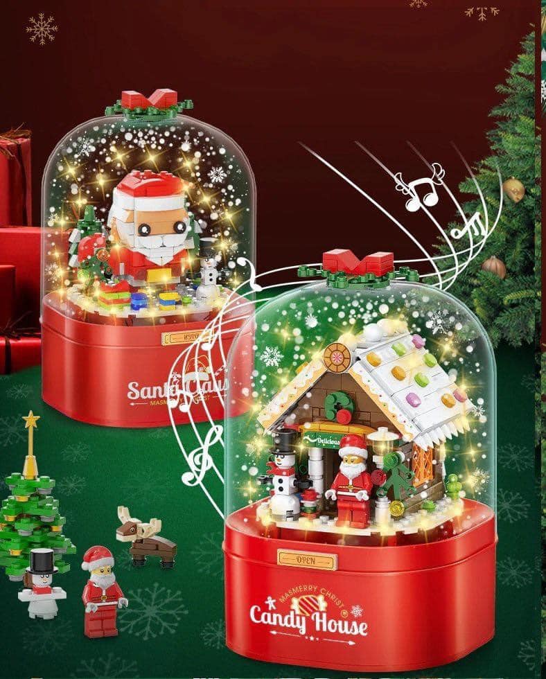 Hộp nhạc lego giáng sinh