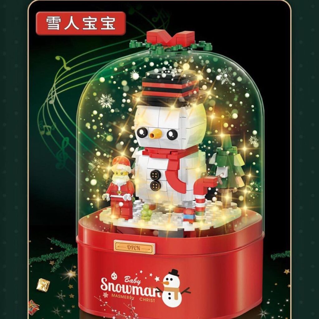 Hộp nhạc lego giáng sinh