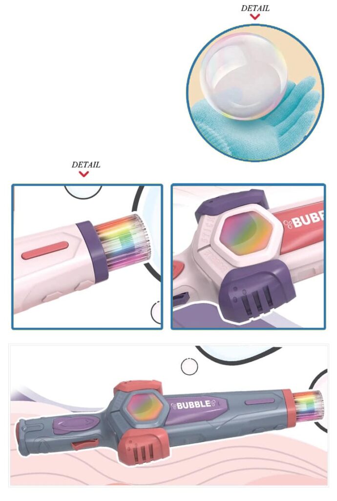 Bộ đồ chơi sung bắn bong bóng khói