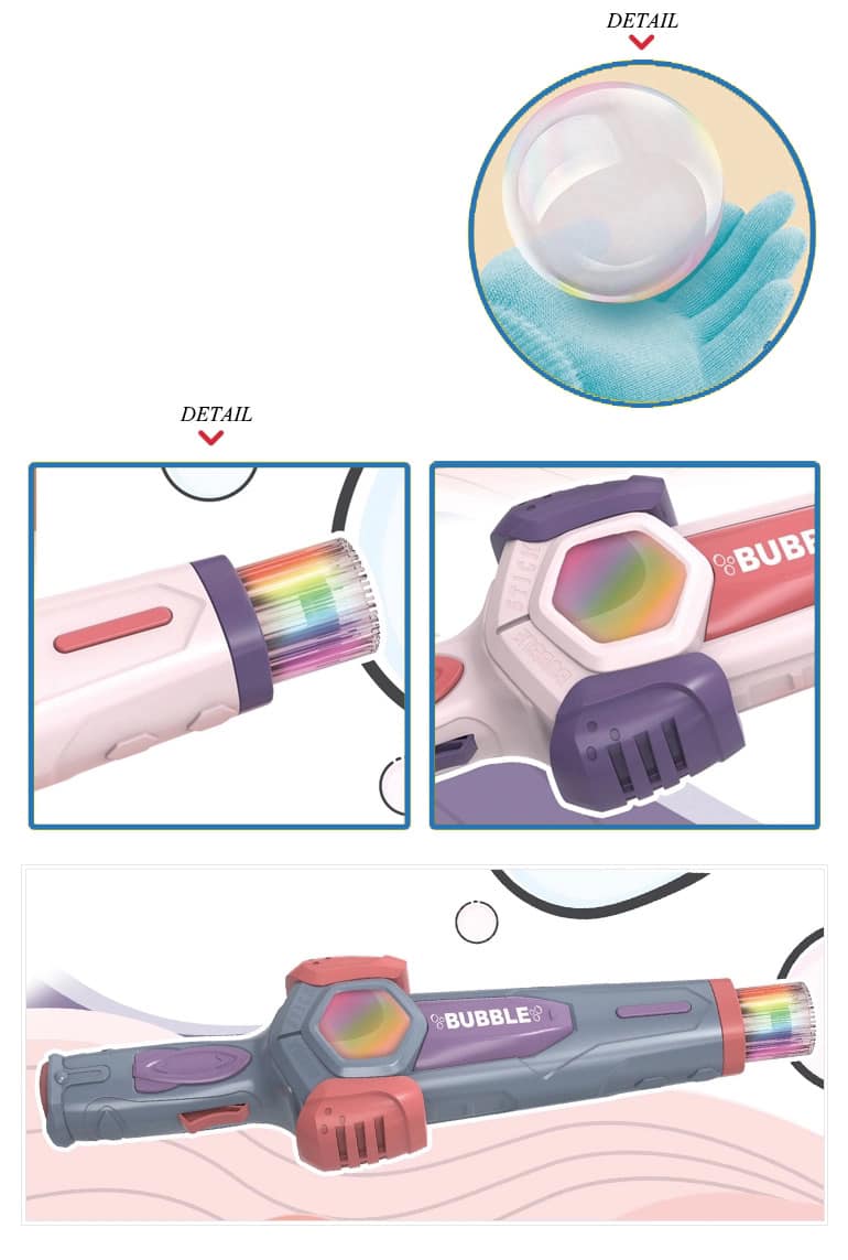 Bộ đồ chơi sung bắn bong bóng khói