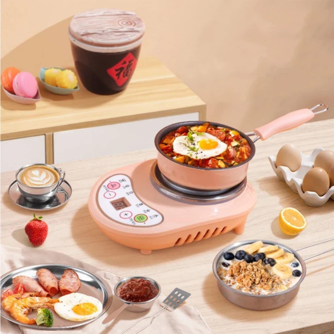 Bộ đồ chơi nấu ăn thật cho bé