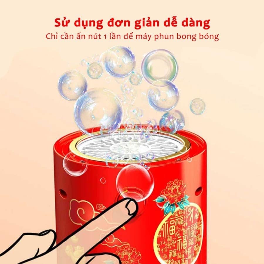 Pháo Hoa Thổi Bong Bóng Có Đèn Led và Nhạc
