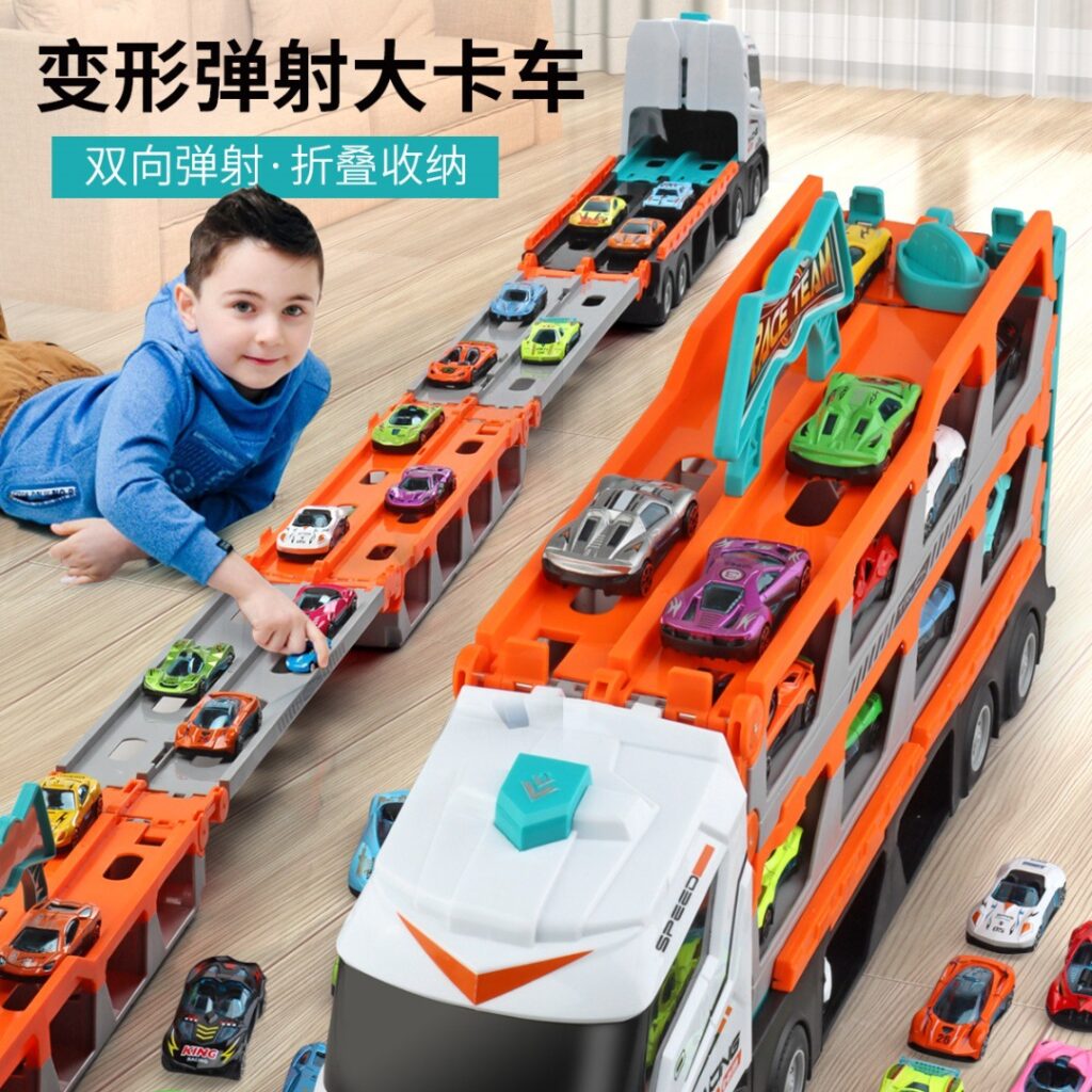 Bộ xe lửa đường đua 2in1 mẫu mới