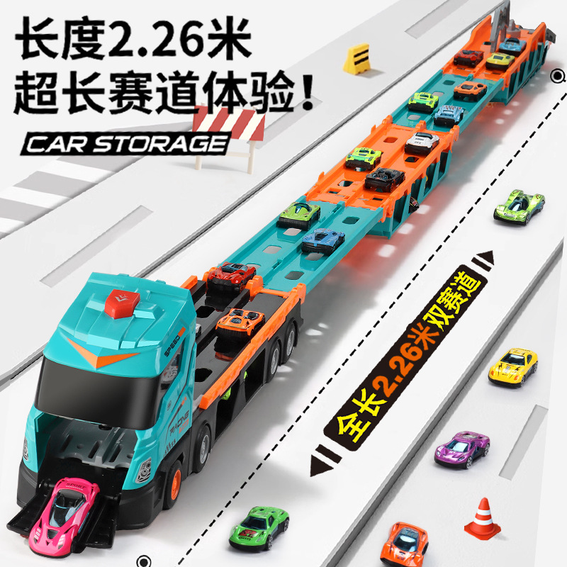 Bộ xe lửa đường đua 2in1 mẫu mới