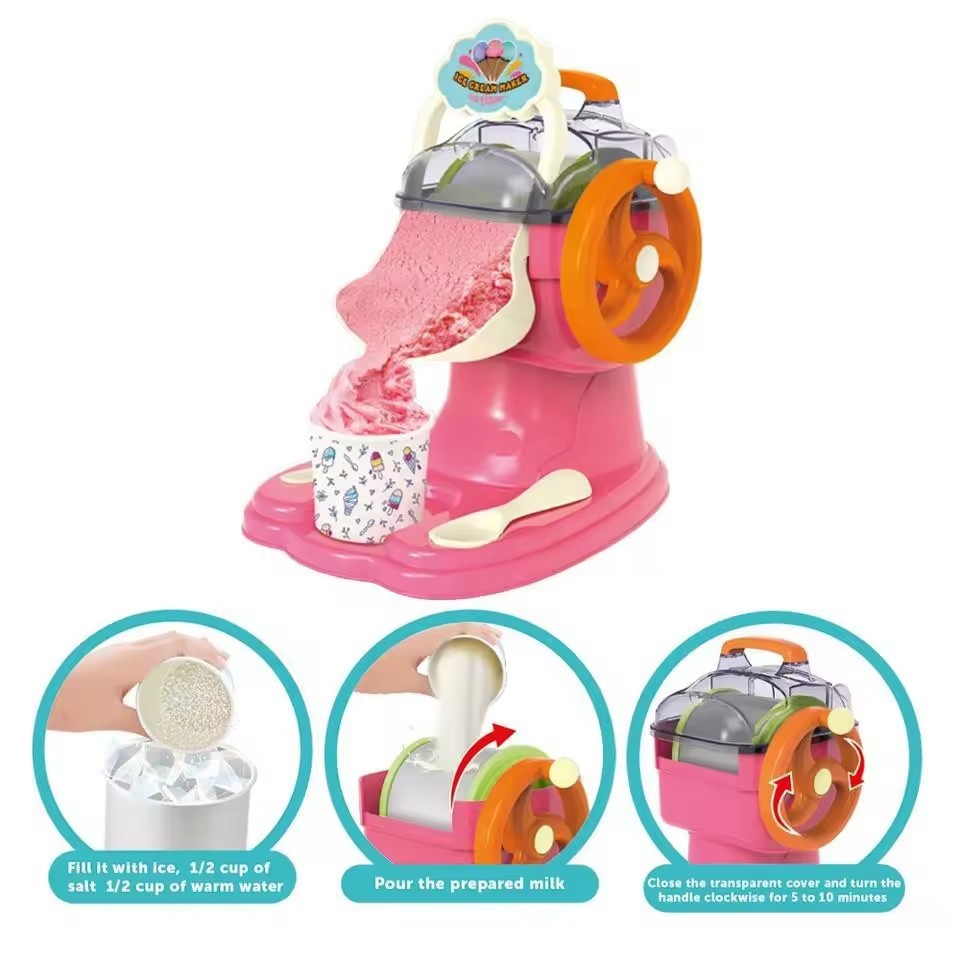 MÁY LÀM KEM THẬT MINI CHO BÉ