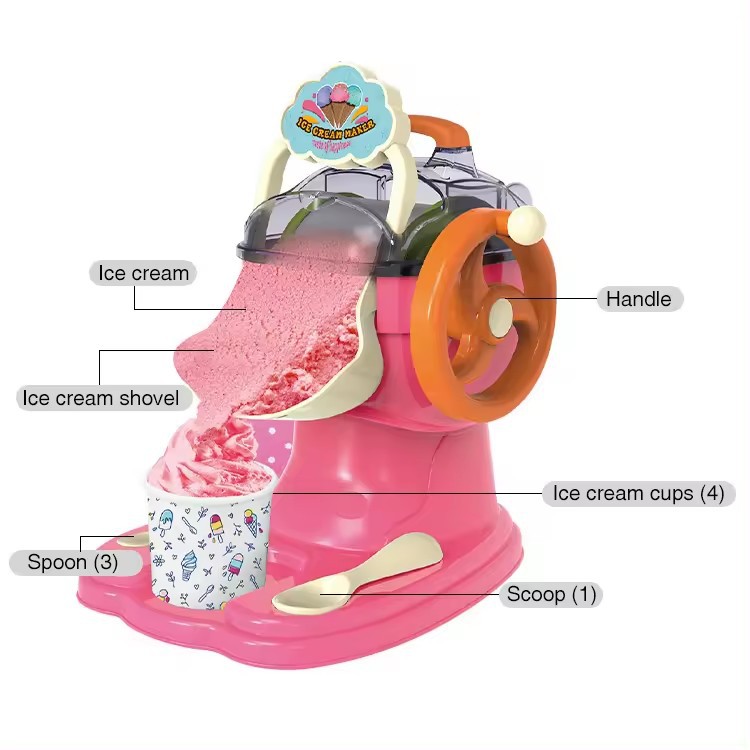 MÁY LÀM KEM THẬT MINI CHO BÉ