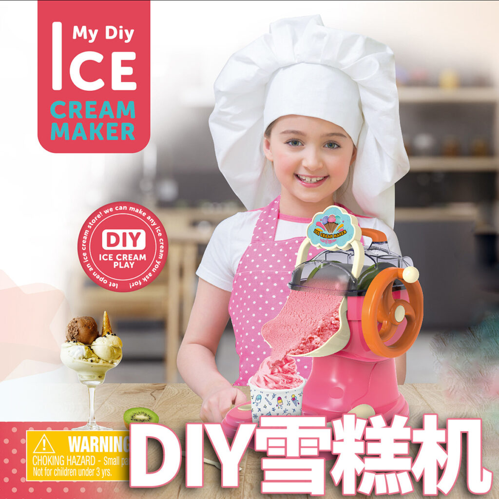 MÁY LÀM KEM THẬT MINI CHO BÉ