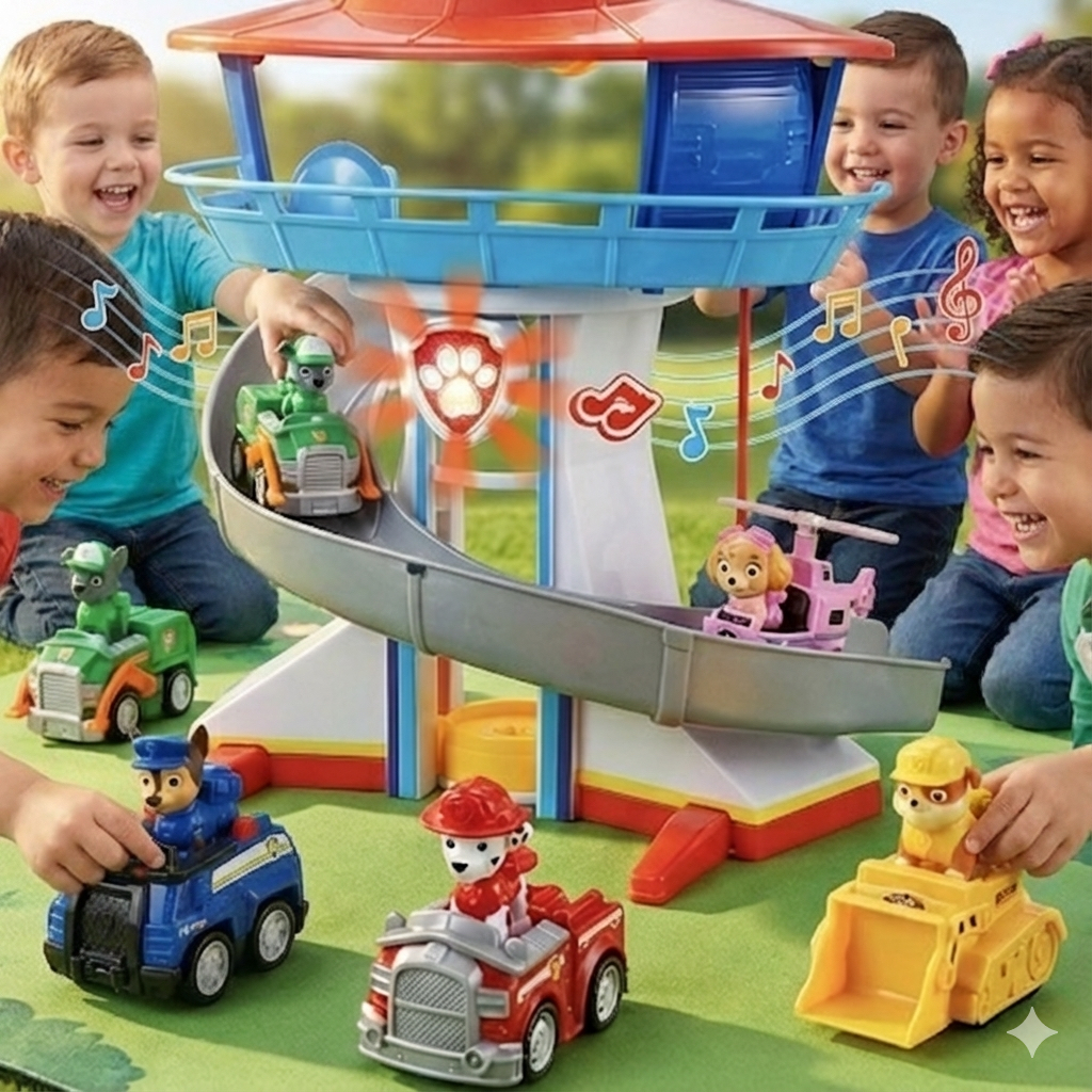 Bộ mô hình Đài quan sát chó cứu hộ