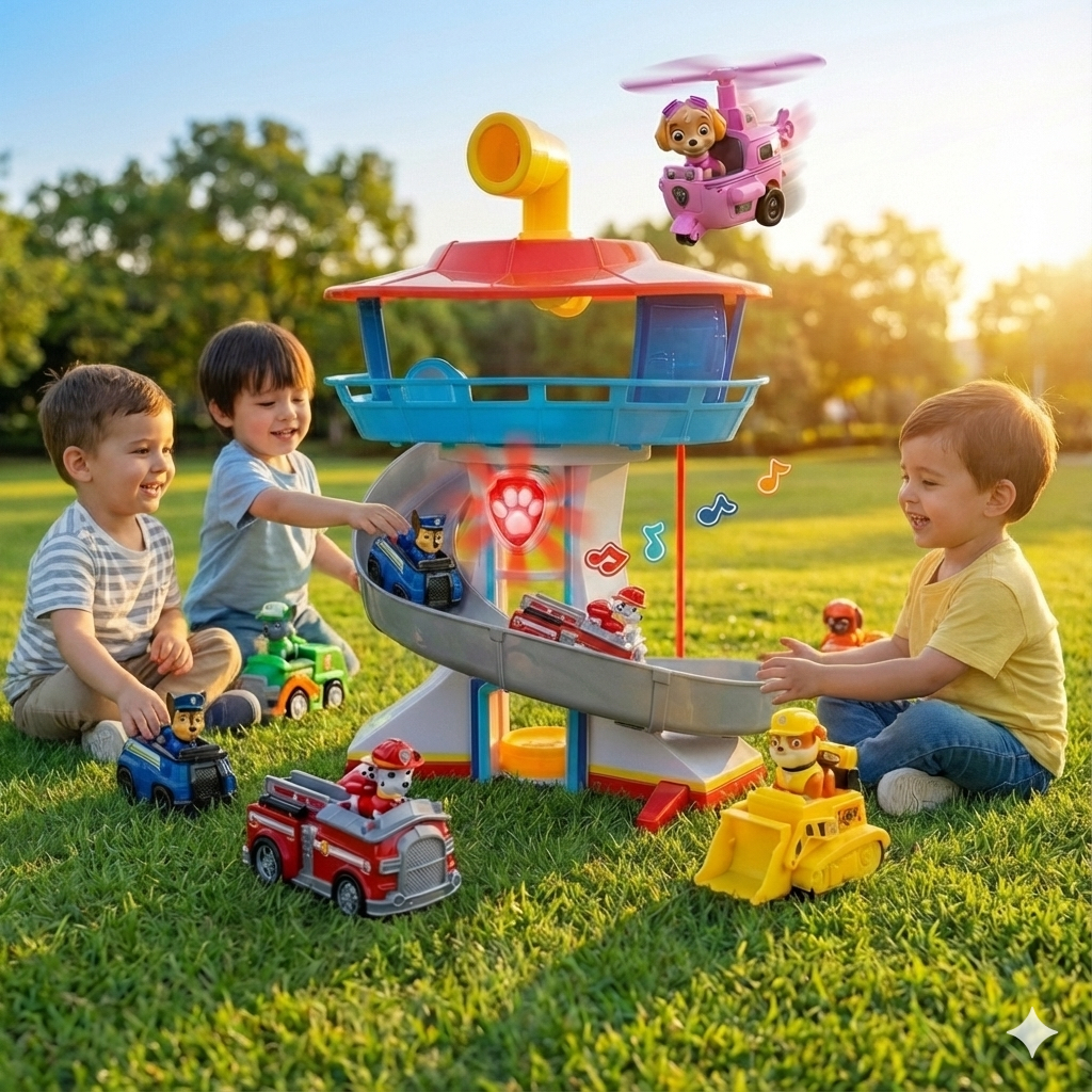 Bộ mô hình Đài quan sát chó cứu hộ