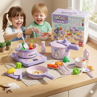 BỘ NẤU ĂN NHÀ BẾP KÈM BẾP TỪ 40 chi tiết: