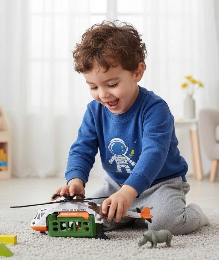 🚁 TRỰC THĂNG CỨU HỘ - CÓ ĐÈN & NHẠC