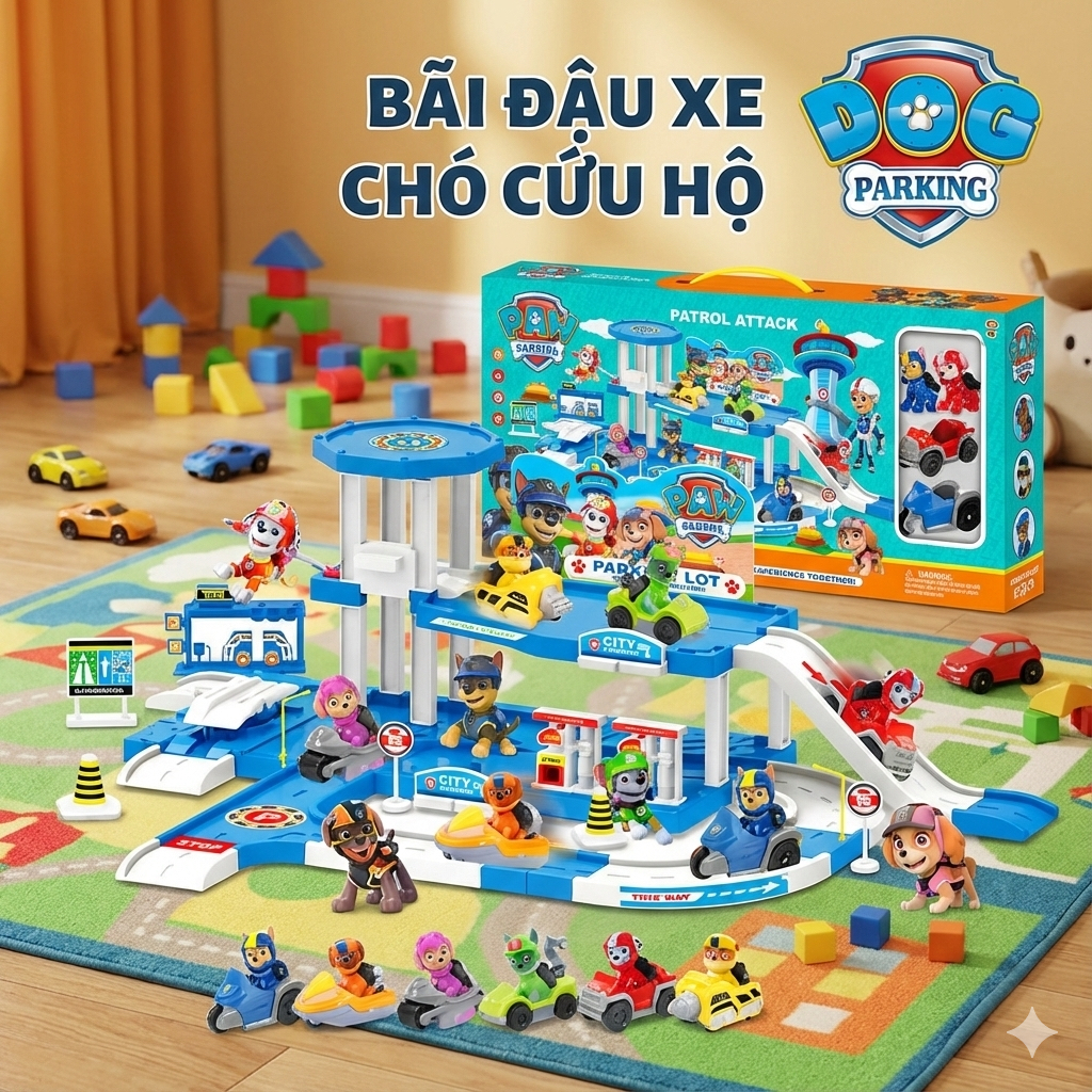 BÃI ĐẬU XE ĐỘI CHÓ CỨU HỘ