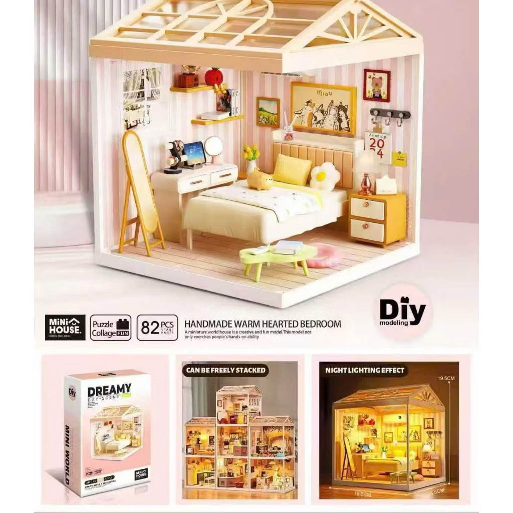 MÔ HÌNH LẮP GHÉP DIY MINIHOUSE: