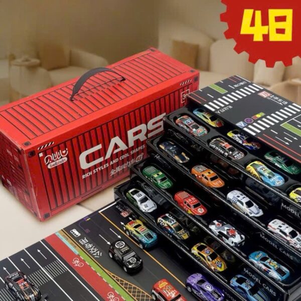 Hộp container 48 xe oto kèm bản đồ