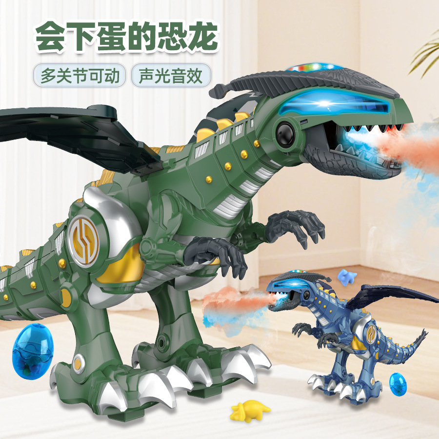 Mô hình khủng long to phun khói