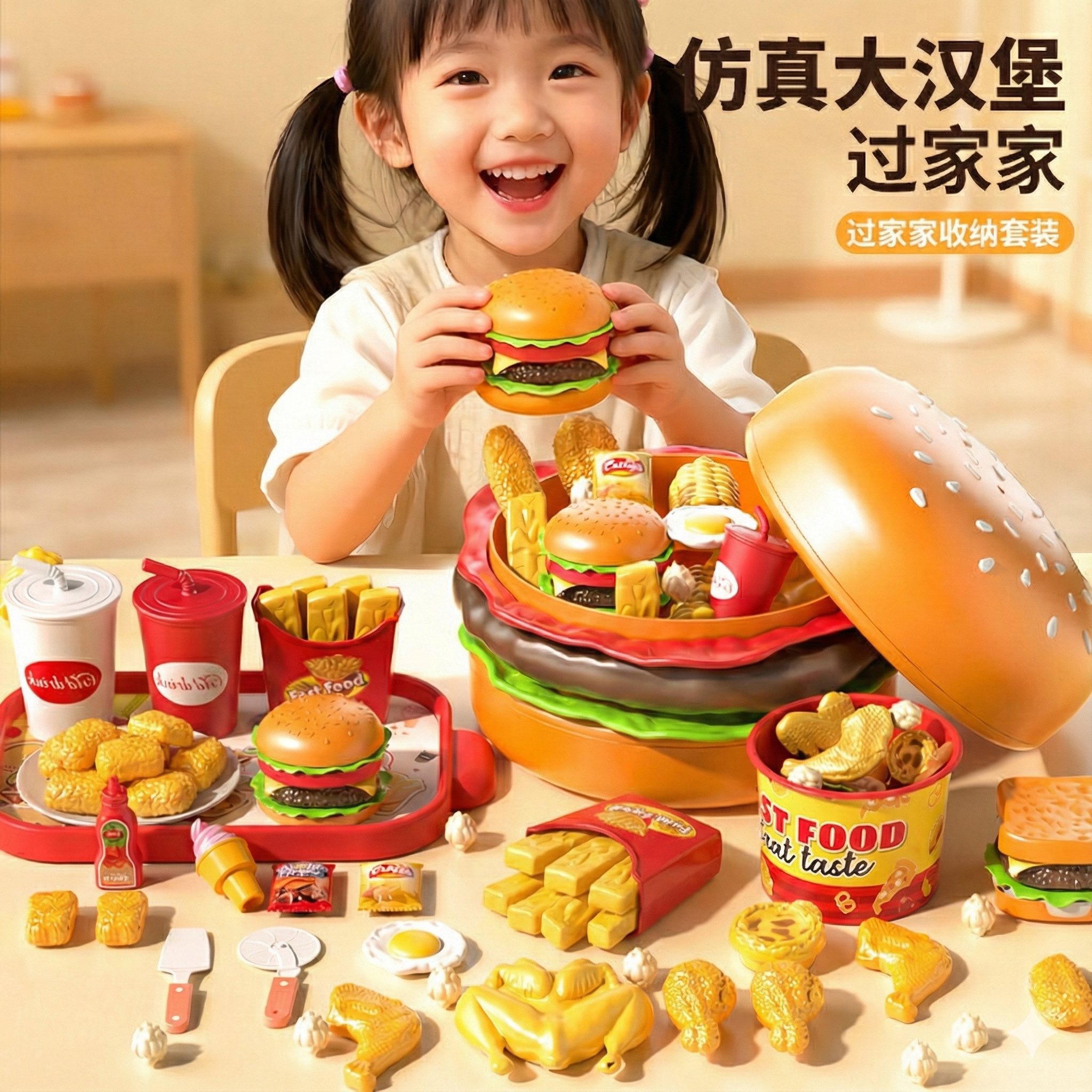 BỘ BÁNH BURGER 56 CHI TIẾT