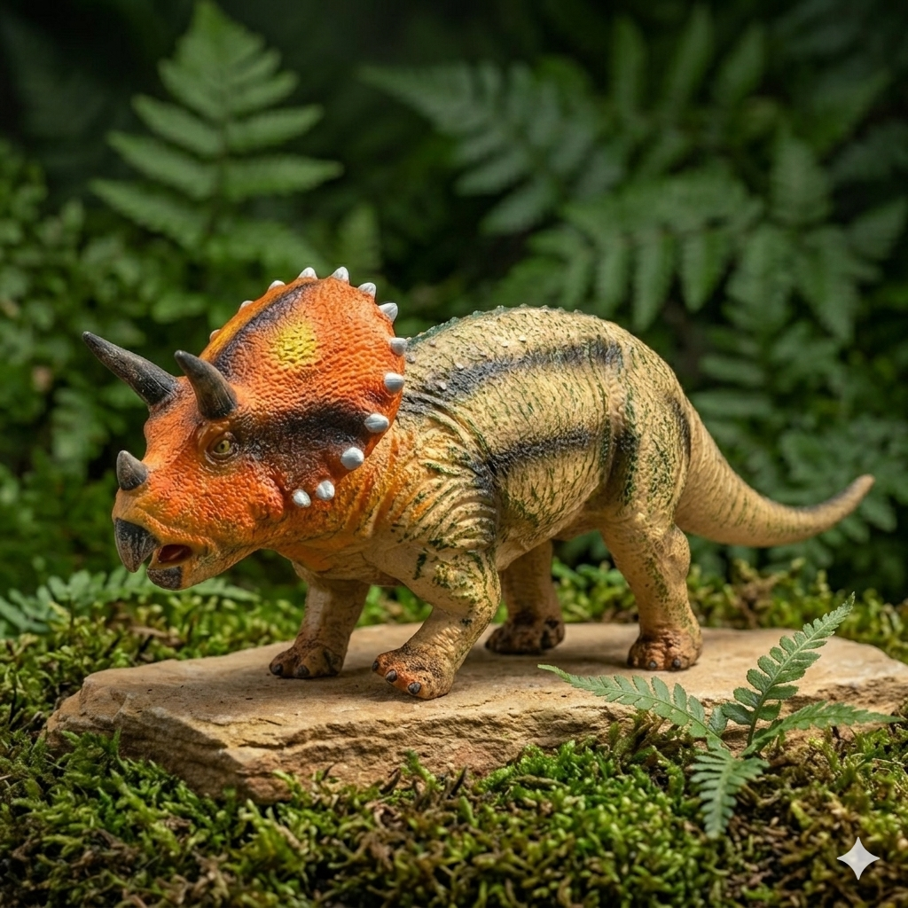 MÔ hình khủng long 3 sừng size siêu to