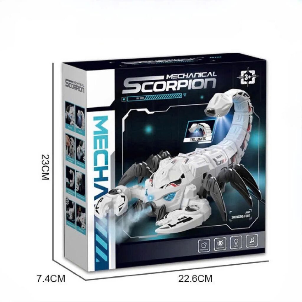 Mô hình bò cạp to phun khói