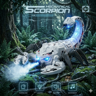 Mô hình bò cạp to phun khói