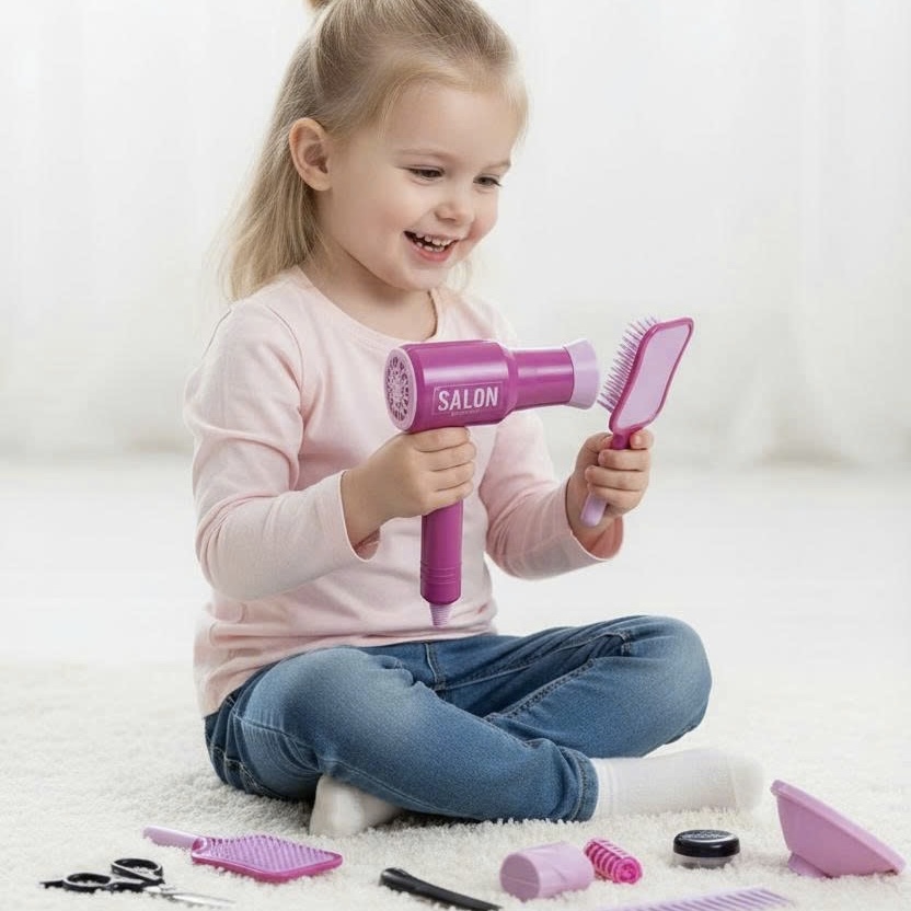 Bộ đồ chơi làm tóc cho bé