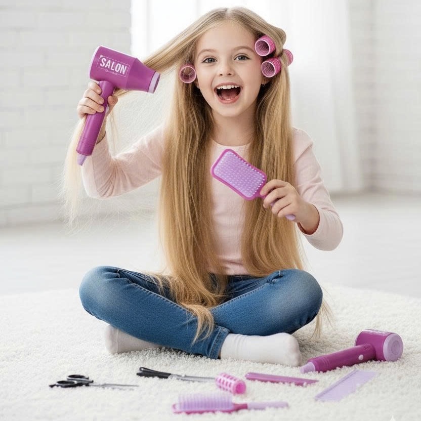 Bộ đồ chơi làm tóc cho bé