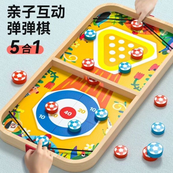 Bộ cờ gỗ đa năng 5in1