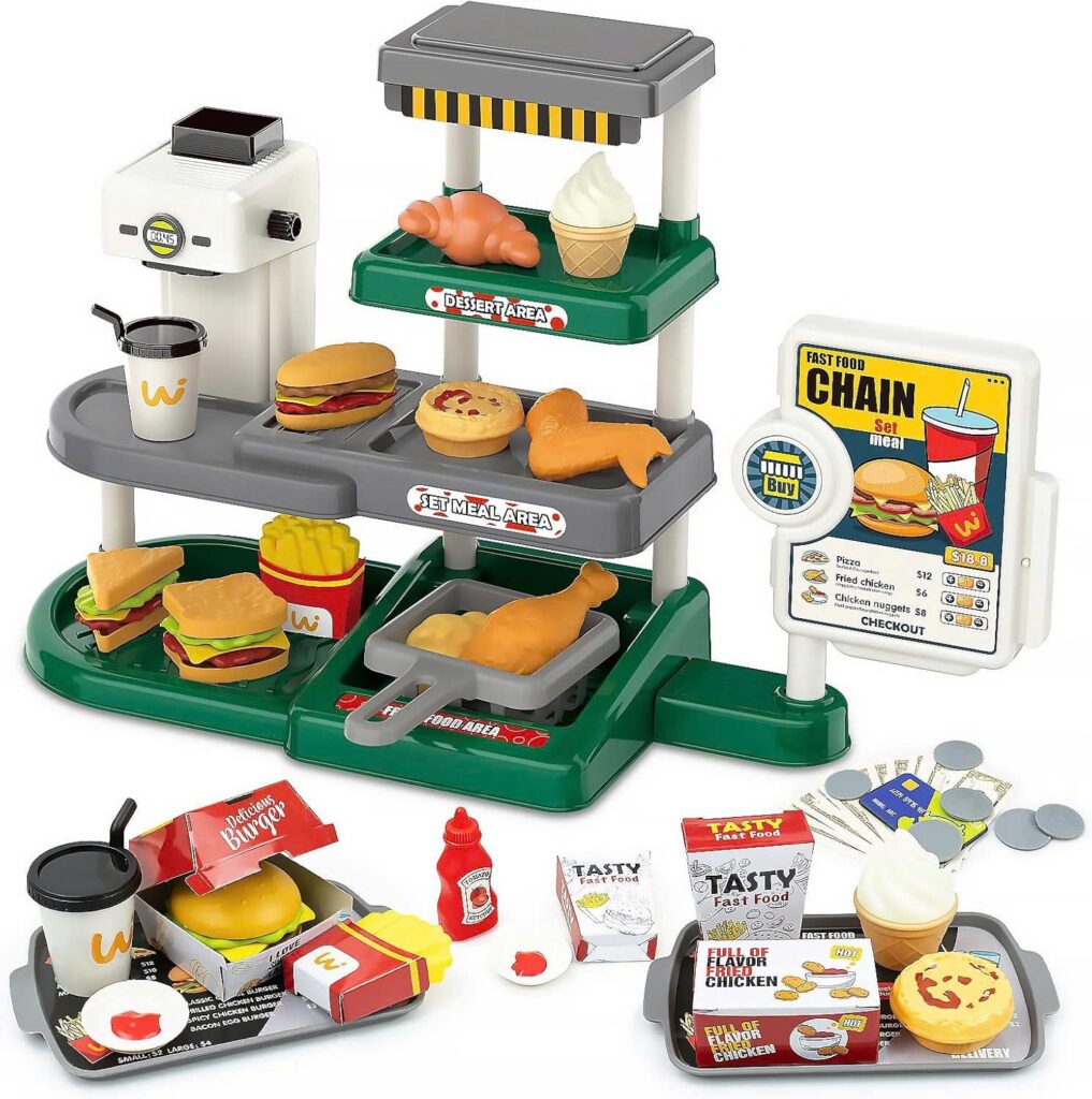 Bộ quầy thức ăn nhanh 71 chi tiết