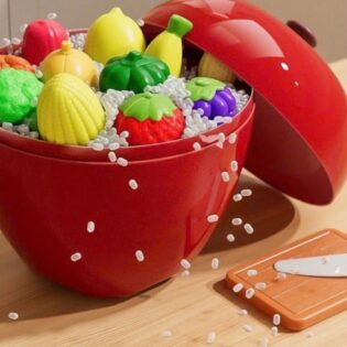 Bộ đồ chơi cắt trái cây hộp quả táo