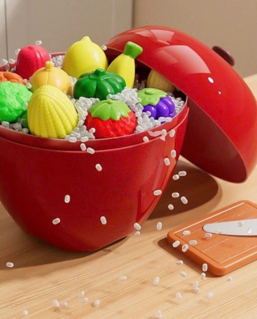 Bộ đồ chơi cắt trái cây hộp quả táo