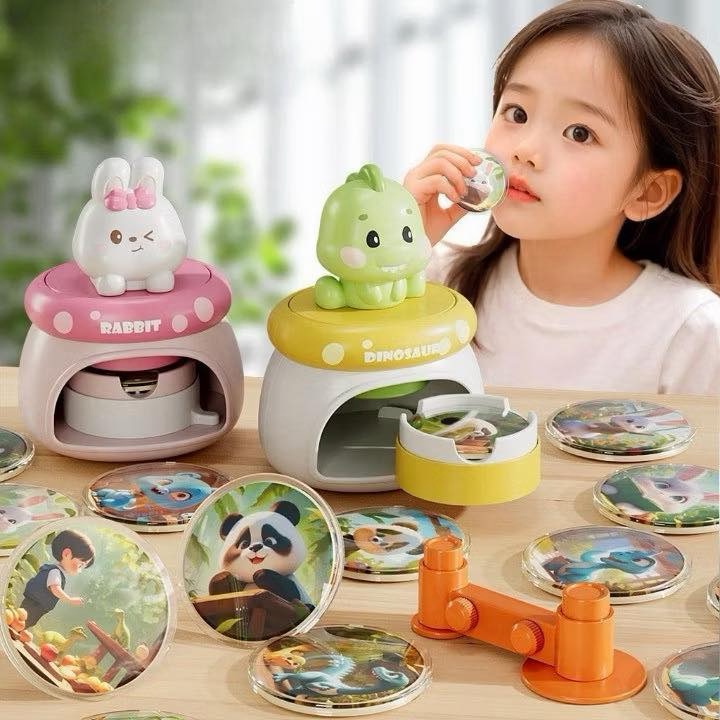Máy làm huy hiệu thủ công DIY cho bé