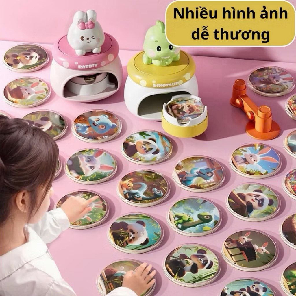 Máy làm huy hiệu thủ công DIY cho bé