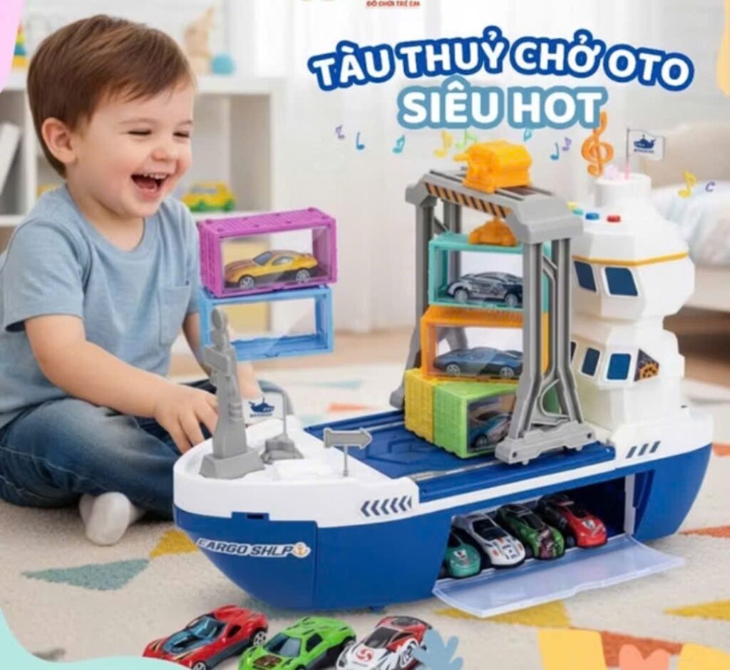 CARGO SHIP - Tàu chở container khổng lồ cho bé