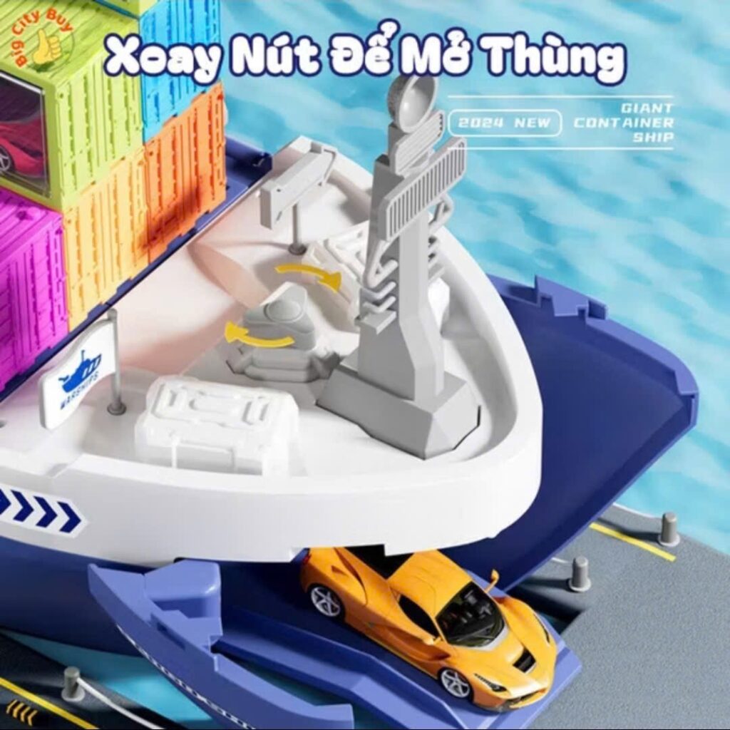 CARGO SHIP - Tàu chở container khổng lồ cho bé