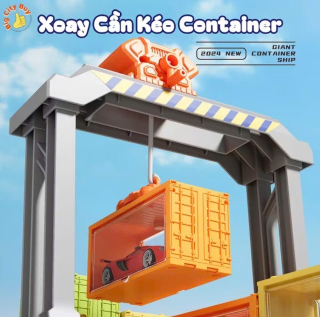CARGO SHIP - Tàu chở container khổng lồ cho bé