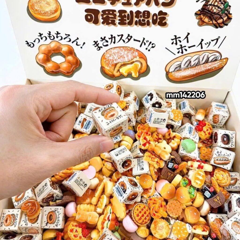 Set 30 hộp mù mini chủ đề bánh