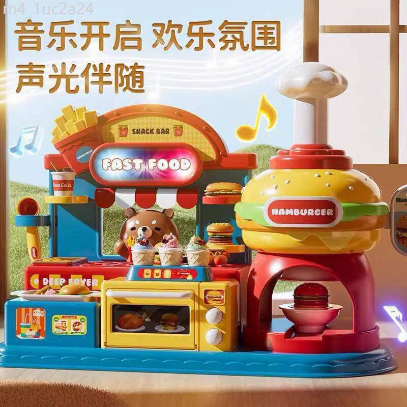 Bộ máy làm burger từ đất nặn