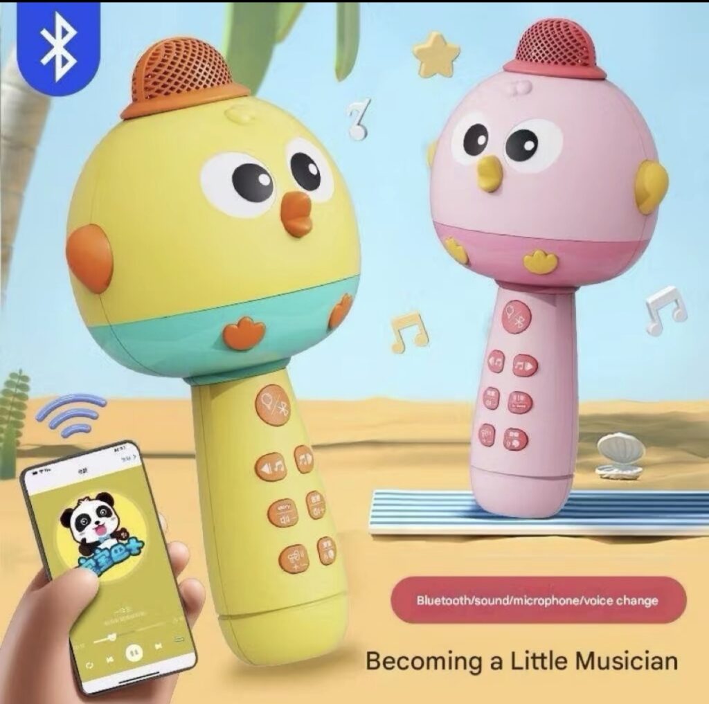 Micro gà con cho bé