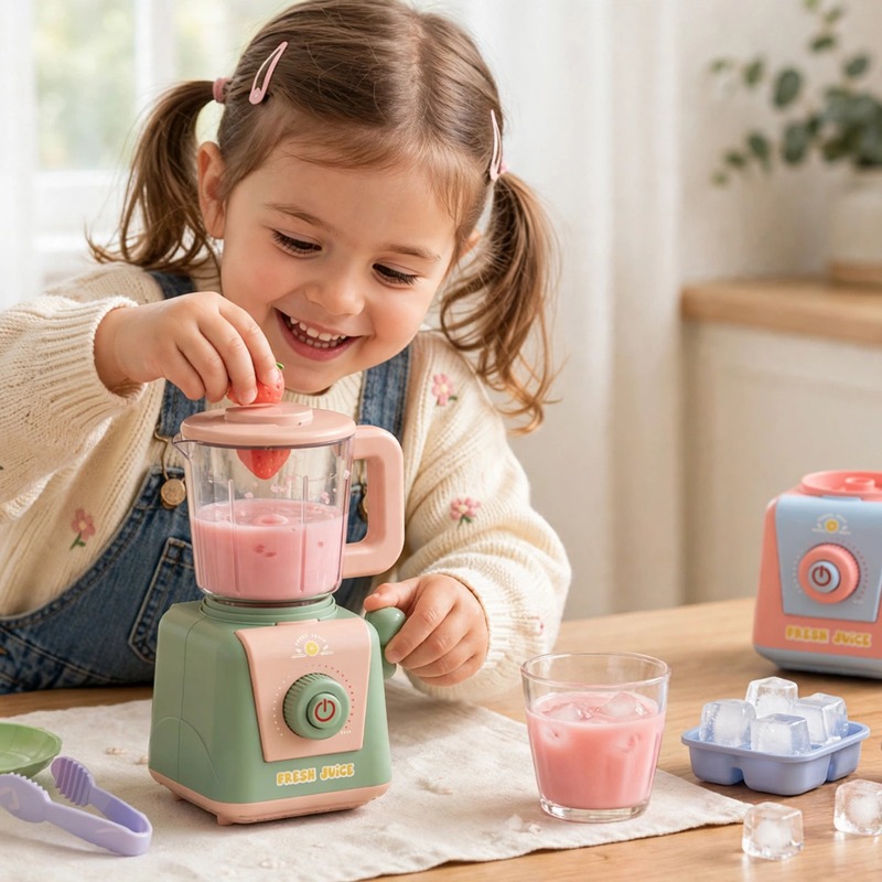 Máy xay sinh tố kèm trái cây cho bé