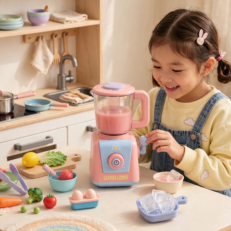 Máy xay sinh tố kèm trái cây cho bé